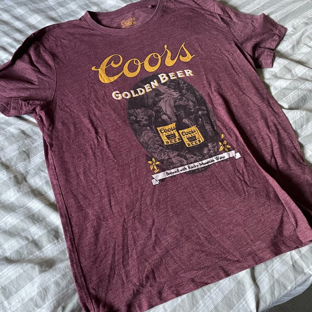 Men's Short Sleeve Tee - Burgundy